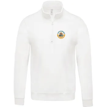 Sweat-shirt col zippé