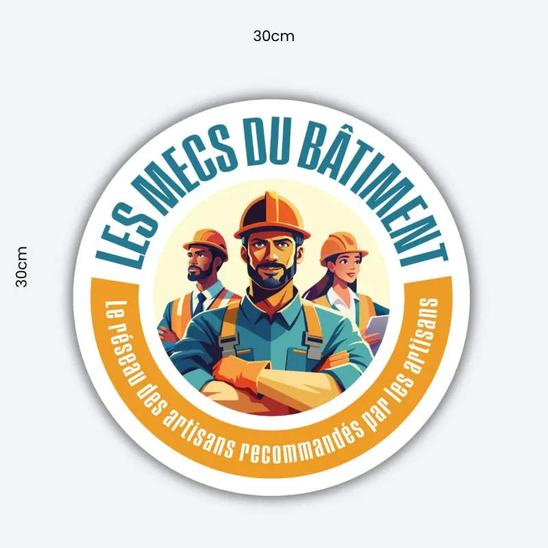Autocollant 30x30