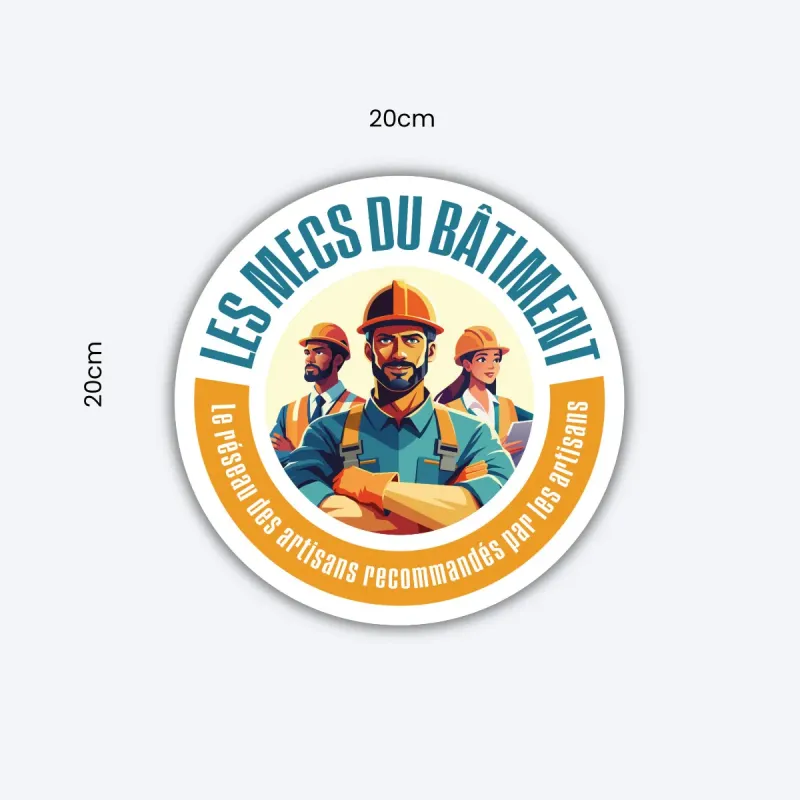 Autocollant 20x20