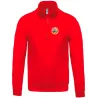 Sweat-shirt col zippé