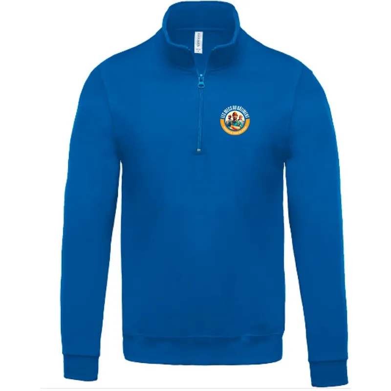 Sweat-shirt col zippé