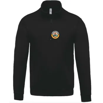 Sweat-shirt col zippé